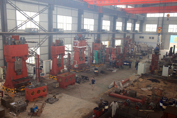 精密液壓模鍛錘裝配