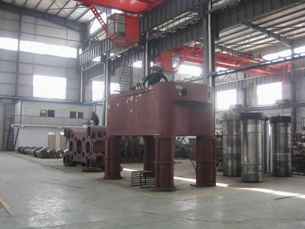 快鍛液壓機裝配