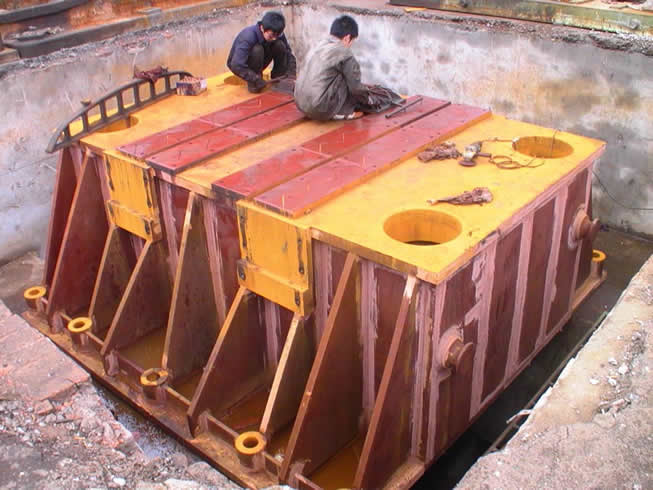 快鍛液壓機裝配