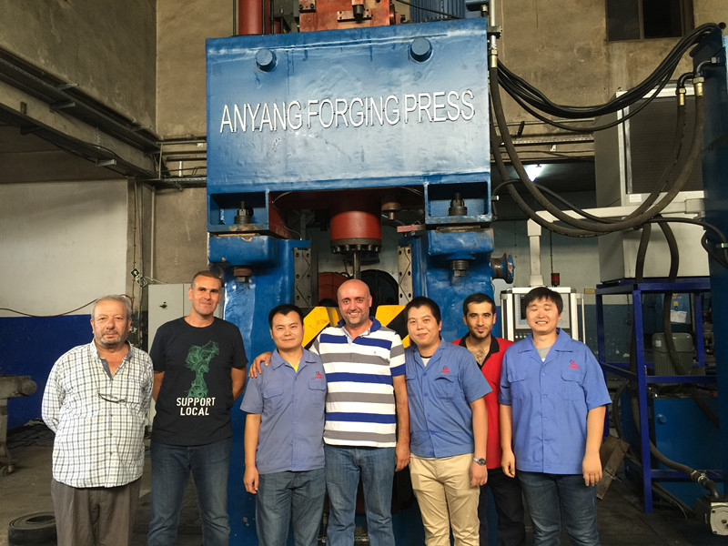 數控錘客戶案例-31.5KJ程控全液壓模鍛錘出口到土耳其