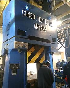 數控模鍛錘視頻-31.5KJ數控錘出口美國鍛造航天鍛件視頻