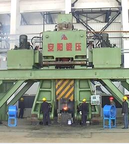 數控模鍛錘視頻-200KJ數控模鍛錘在天仟重工鍛造汽輪機葉片