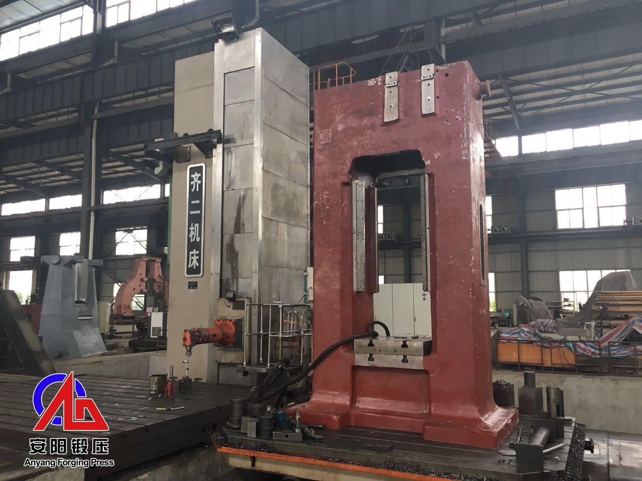 電動螺旋壓力機機架加工 電動螺旋壓力機機架加工